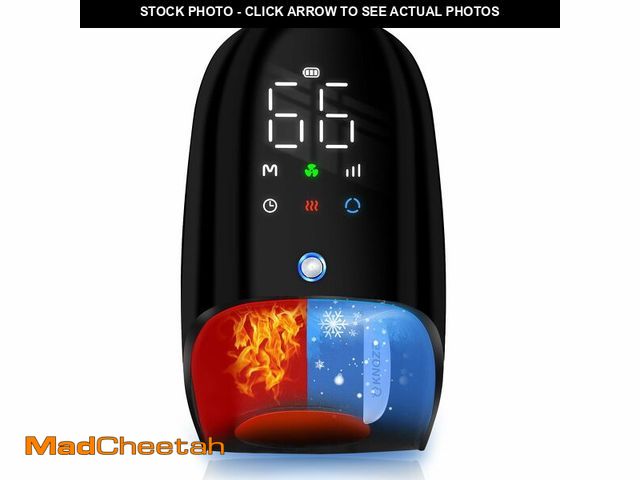 Lot 74-12875457 - Cordless Hand Massager with Heat and Compression, Roller Kneading Massage, Fan Cooling, Wrist Massag...