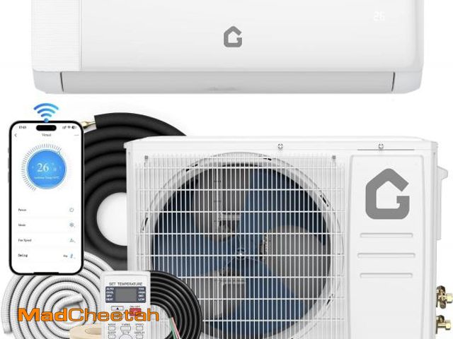 Lot 74-12161449 - 12,000 BTU Mini Split Air Conditioner with Heater, 21 SEER2 High-Efficiency Ductless Inverter, 230V ...