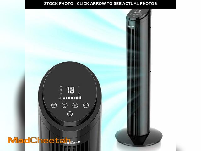 Lot 74-12781172 - Remote Controlled Oscillating Tower Fan - UNUSED