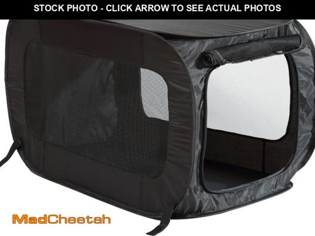 Lot 74-12433369 - Beatrice Home Fashions Portable, Collapsible, Pop Up Kennel Travel Cat and Dog Crate, 36" L x 22" W ...