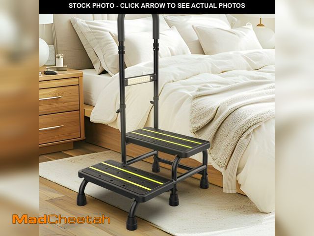 Lot 74-13564853 - [2025 Upgrade] 2 Step Stool with Handle for Elderly with Sensor Night Light,Medical Heavy Duty Step ...