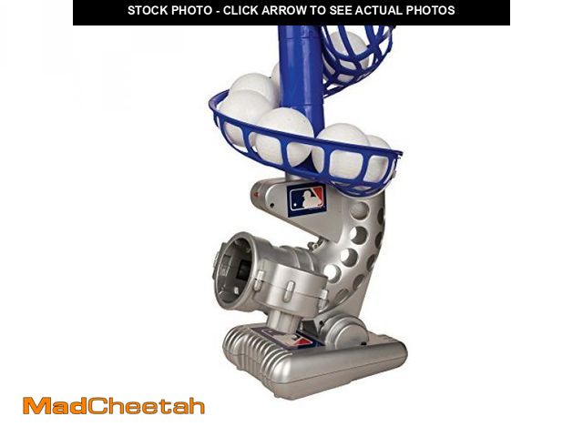 Lot 74-12098208 - Franklin Sports MLB Electronic Baseball Pitching Machine - Automatic Youth Pitching Machine with (6)...