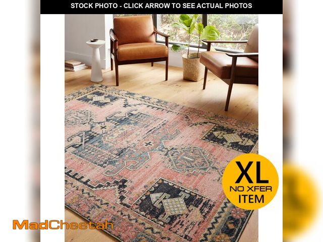 Lot 74-12570654 - Loloi Jocelyn Collection JOC-06 Rose/Rose 9'-6" x 12'-6" .38" Thick Area Rug - UNUSED