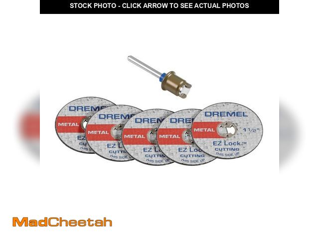 Lot 74-14584922 - Dremel EZ Lock 1-1/2 in. Rotary Tool Mandrel Starter Kit for Metal (6-Piece) - UNUSED