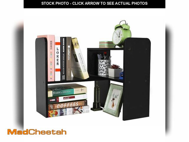 Lot 74-13718455 - PAG Desk Organizer Desktop Shelf Adjustable Countertop Bookshelf Small Table Shelves Book Organizer ...
