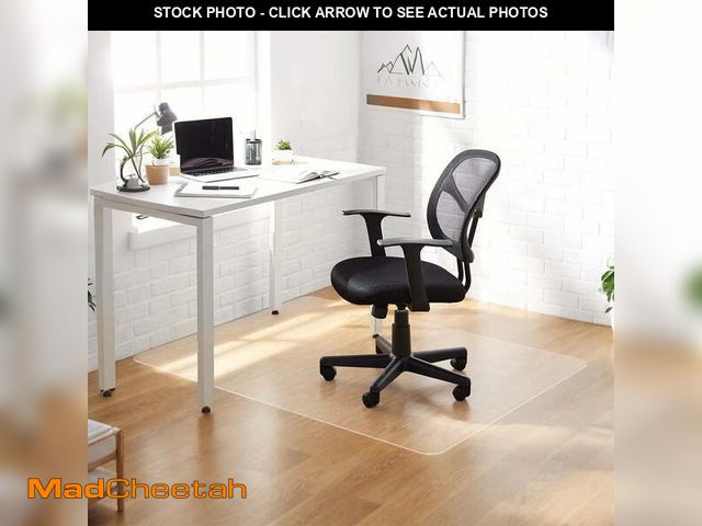 Lot 74-12779735 - PVC Clear Office Chair Mat for Hardwood Floor,36"x48"Clear Mat for Desk Chair/Table.As Table Pad&amp...