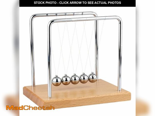 Lot 74-12717194 - Smilesorg Newton's Cradle Balance Balls Fascinating Physics Gadget for Home and Office 5 Beads - UNU...