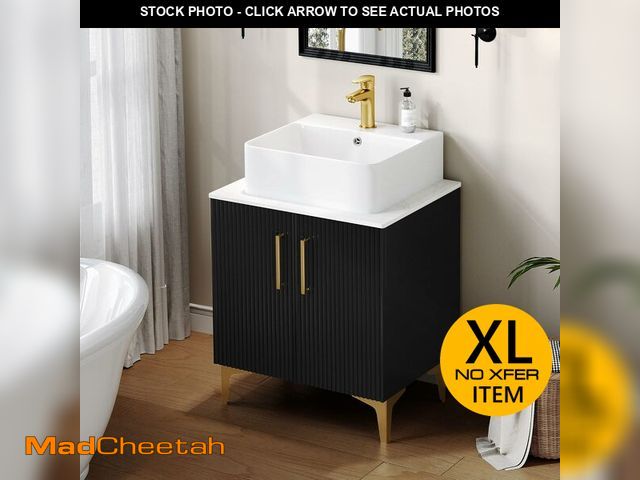 Lot 74-14610364 - DWVO Bathroom Vanity 24 Inch with Counter Top Sink Combo - UNUSED