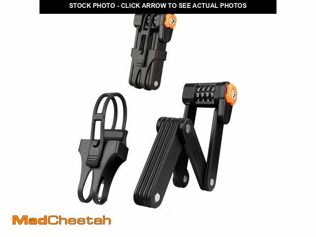 Lot 74-13576715 - Yaroocvn Bike Chain Lock with 4-Digit Combination, 8 Hardened Metal Links, Folding Security Lock for...