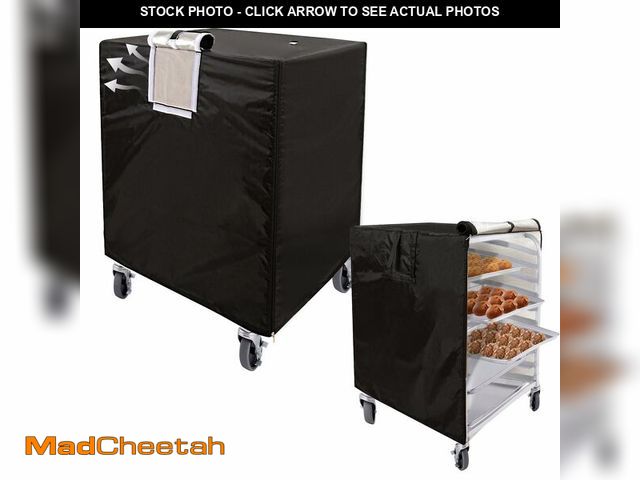 Lot 74-14063193 - Pan Rack Cover,Bun Sheet Speed Racks Pizza Baking High Density Zipper Storage Waterproof Dustproof P...
