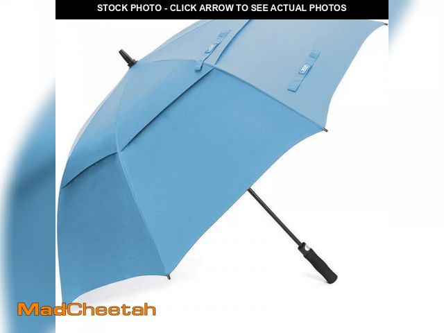 Lot 74-12321987 - G4Free 54 Inch Automatic Open Golf Umbrella Windproof Extra Large Oversize Double Canopy Vented Wind...