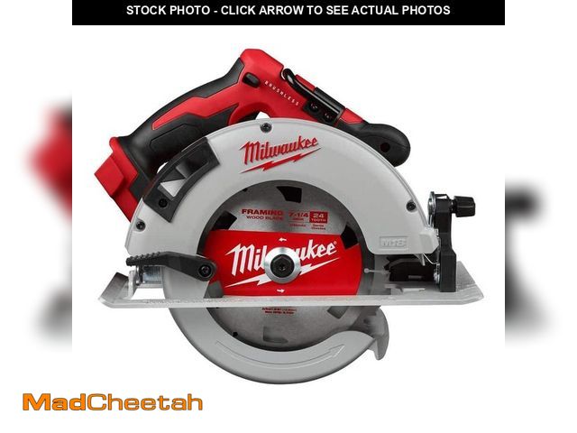 Lot 74-14468281 - *DIRTY* Milwaukee M18 18V Lithium-Ion Brushless Cordless 7-1/4 in. Circular Saw (Tool-Only) 2631-20 ...