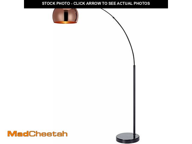 Lot 74-13698391 - Teamson Home Arquer 66.93" Arc Floor Lamp for Living Rooms, Home Offices, Dining Rooms, Bedrooms wit...