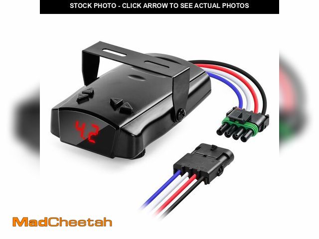 Lot 74-13622830 - briidea Proportional Trailer Brake Controller, Digital Electric Brake Control for 1-4 Axle Trailers,...