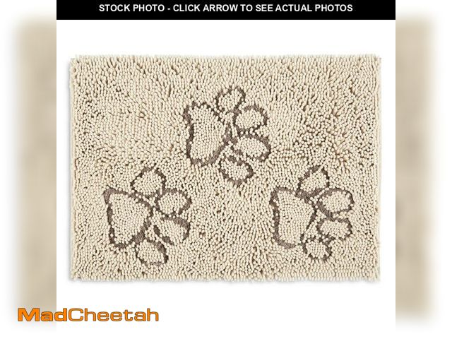 Lot 74-14361923 - Home Dynamix Comfy Pooch Clean Paw Beige/Brown 21 in. x 30 in. Door Mat For Pets - UNUSED