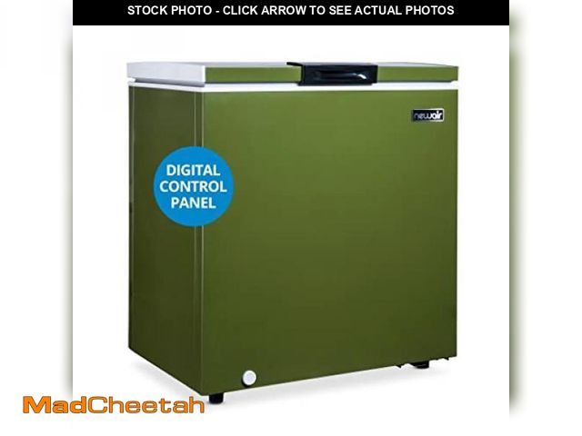 Lot 74-12204662 - 30 in. 5 Cu.ft. Manual Defrost Mini Deep Chest Freezer and Refrigerator with Digital Control in Mili...