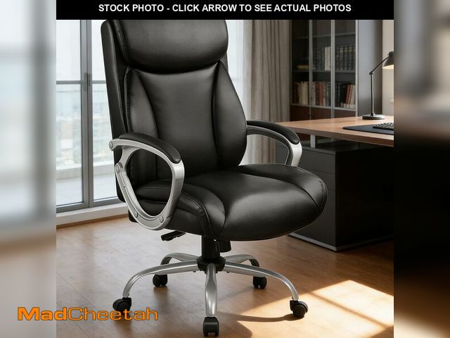 Lot 74-13709382 - COMHOMA Ergonomic Office Chair Home Office Desk Chairs Comfy Back Support PU Leather Executive Offic...