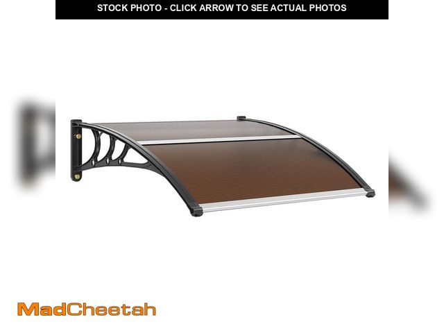 Lot 74-12659699 - VEVOR Window Door Awning Canopy 40 in. x 40 in. UPF 50+ Polycarbonate Entry Door Outdoor Window Awni...