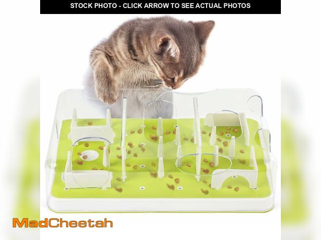 Lot 74-14281774 - ALL FOR PAWS Interactive Cat Puzzle Feeder &amp; Slow Feed Toy Ã¢â¬â Mental Stimulation Treat Dis...