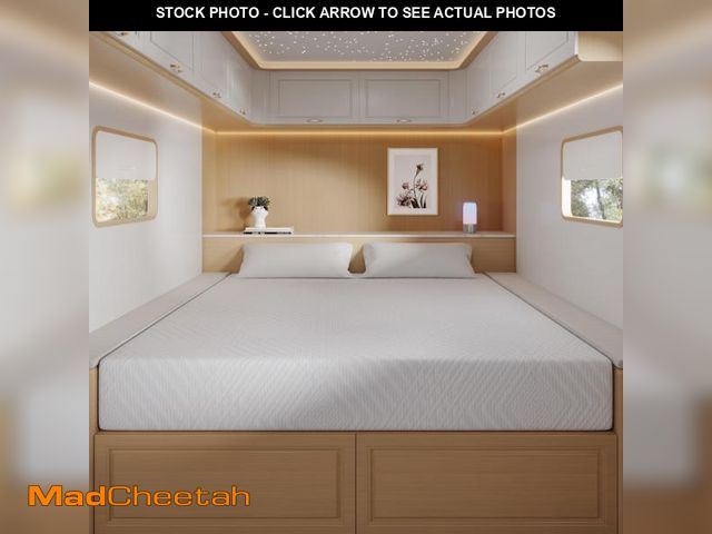 Lot 74-12279095 - Coolsence RV Mattress Short Queen, 10 Inch Memory Foam Camper Mattress Bed in a Box Designed &amp; A...