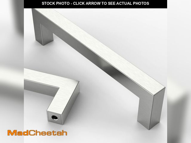 Lot 74-12600457 - Asidrama 10 Pack 5 Inch(128mm) Brushed Satin Nickel Kitchen Cabinet Handles, Stainless Steel Cabinet...