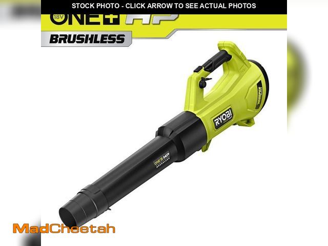 Lot 74-12792472 - RYOBI ONE+ HP 18V Brushless Whisper Series 130 MPH 450 CFM Cordless Battery Leaf Blower (Tool Only) ...