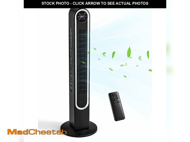 Lot 74-14352613 - Ktaxon 42" Bladeless Tower Fan, Portable Floor Fan with Remote Control, LED Display, Adjustable 150 ...