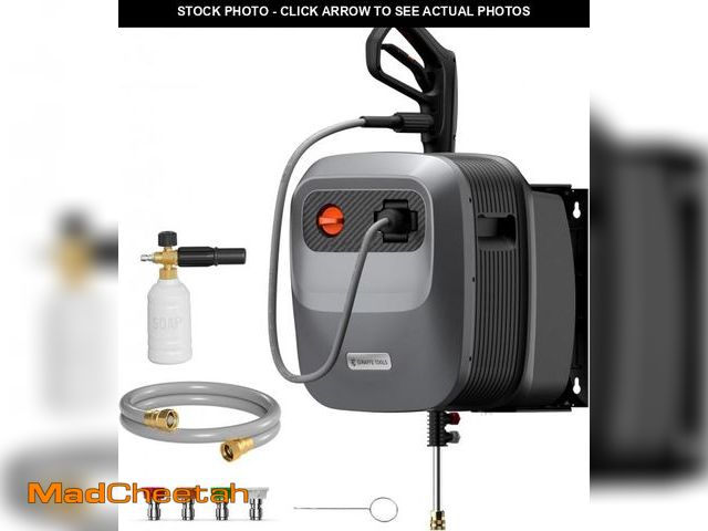 Lot 74-12043837 - Giraffe Tools Grandfalls Pressure Washer G20 Pro, 2500 PSI 2.2 GPM, 180 degree Wall Mounted Power Wa...