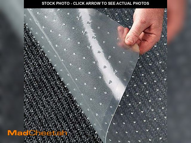 Lot 74-13779793 - Zimtown Home Office Chair Mat for Carpet Floor Protection Under Executive Computer Desk 48" x 36" - ...