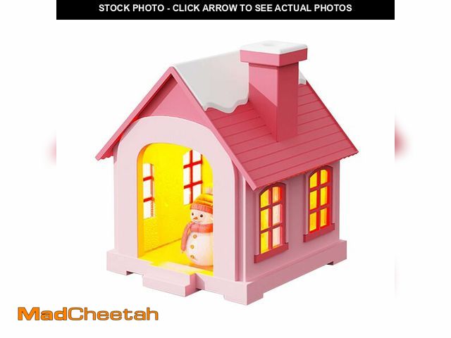 Lot 74-13713346 - Christmas Village Houses Humidifier 500ml, Cute Snow House Cool Mist Humidifier with Snowman Figurin...