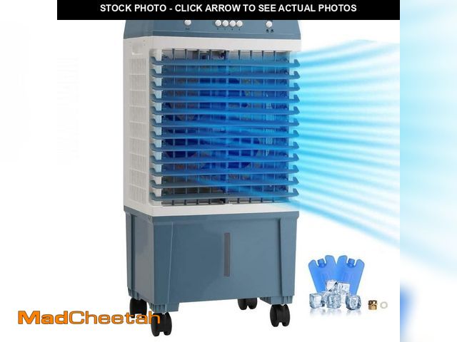 Lot 74-14345278 - MELEZOOM 1800 CFM Windowless 3-Speed Portable Air Conditioner for 1000 sq. ft with Remote Control, F...