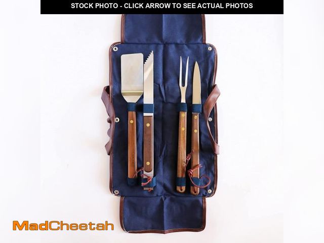 Lot 74-12117081 - Lamson Tail-Gater 15" 4-Piece BBQ Set - UNUSED