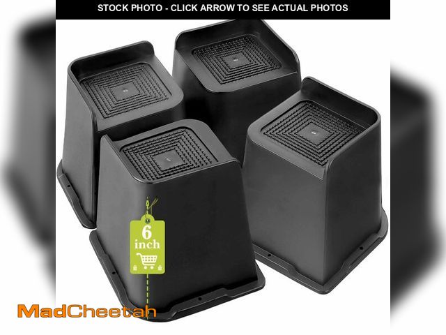 Lot 74-13776096 - Yookwutar Bed Risers 2 inch, 3 inch, 4 inch, 6 inch, 8 inch Heavy Duty, Oversized Furniture Riser fo...