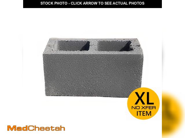 Lot 74-14312135 - Pallet of 31 8 in. x 8 in. x 16 in. Concrete Cored Block Chckoff (MUST PICK UP IN 7 DAYS!!!!!!!!) - ...