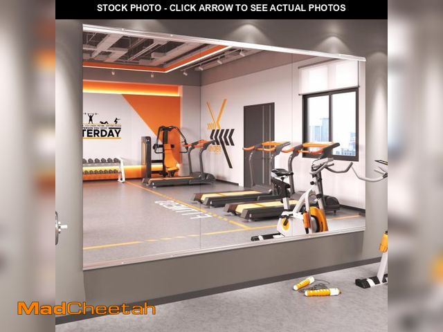 Lot 74-12197999 - Amorho Home Gym Mirror, 48''x28''(Each)-3PCS Tempered Glass for Wall, Full Body Mirror for Yoga Stud...