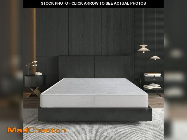 Lot 74-12158383 - MLILY Ego 7.5 Inch King Size Metal Box Spring  Easy Assembly Mattress Foundation - UNUSED