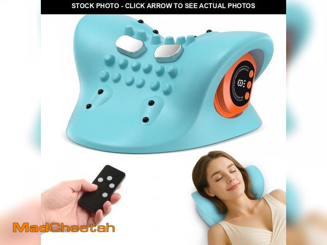 Lot 74-12307566 - HarrFlow Neck Massager 2025 New Upgrade 3 in 1 Portable Massager with Heat &amp;Comfortable Stretchi...