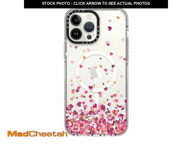 Lot 74-14207204 - CASETiFY Clear iPhone 13 Pro Max Case [Not Yellowing / 6.6 ft. 3X Military Grade Drop Protection/Com...
