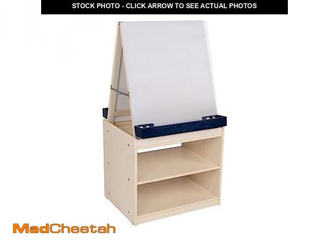 Lot 74-12394195 - Children's Factory Angeles Mobile Art Center, Two-Sided Kids Art Station, Kids Painting Easel, Class...