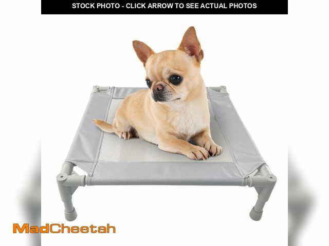 Lot 74-14384236 - Pozico Elevated Pet Bed with Breathable Mesh for Small Cat and Dog, Raised Cooling Pet Cot for Puppy...