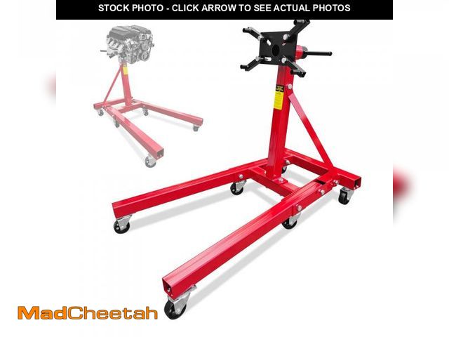 Lot 74-12494192 - Engine Stand, 2000LBS Capacity Engine Motor Stand with 360-Degree Rotating Head,6 Casters, 4 Adjusta...
