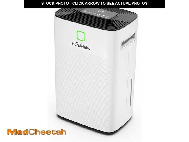 Lot 74-12664367 - HOGARLABS 50 Pint Smart Dehumidifiers for Home and Basements, with 3 Working Modes, Overflow Protect...