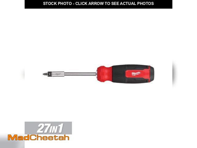 Lot 74-12792663 - (MISSING DRILL BIT) Milwaukee 27-in-1 Multi-Bit Combination Screwdriver - USED