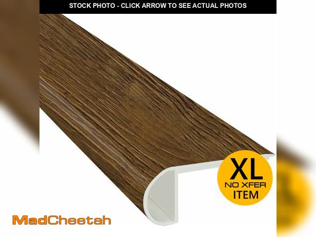 Lot 74-13073923 - (SET OF 7) MSI 2.75 in. x 94 in. x 0.75 in. Luxury Vinyl Flooring Flush Stair Nose Molding Trims, Fl...