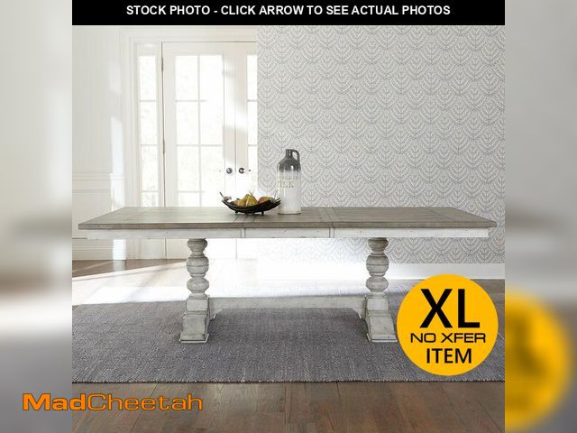 Lot 74-12787415 - LIBERTY FURNITURE INDUSTRIES, INC. Whitney Trestle Table Set - UNUSED