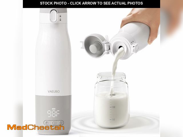 Lot 74-12443849 - VAEUBO Portable Bottle Warmer, Nano Film Heating 12 oz,Reservation Function,Fast Charging,55WPower,9...