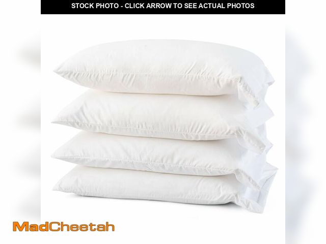 Lot 74-13545902 - Micropuff Standard Size Pillow Cases, Open End - 4 Pack - Soft and Breathable Hypoallergenic Pillow ...