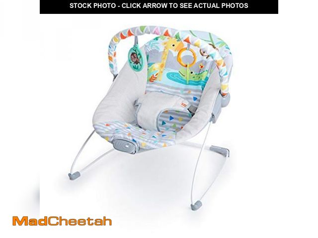 Lot 74-12098083 - Bright Starts Baby Bouncer Soothing Vibrations Infant Seat - Removable -Toy Bar, Nonslip Feet, 0-6 M...