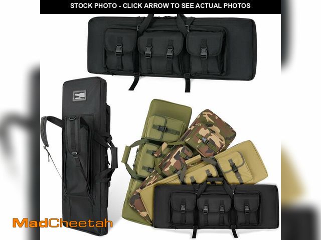 Lot 74-13949243 - DULCE DOM 36 inch Double Rifle Case Soft Bag Gun Case, Perfect for Rifle Pistol Firearm Storage and ...
