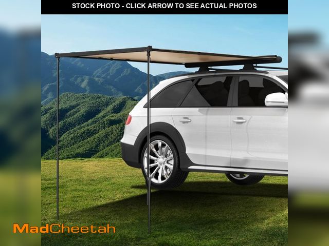 Lot 74-12264749 - KUIPERAUTO Vehicle Awning Car 6.6'x9.8' Pull-Out Roof Rack Side, Sunshade UV50+ Waterproof PU5000mm ...
